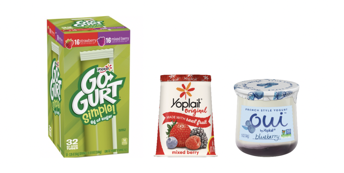 Go Gurt, Yoplait and Oui yogurt